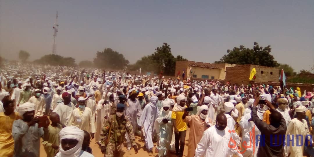 Tchad : des milliers de civils incités au recensement dans les villages du Ouaddaï. © Mahamat Abdramane Ali Kitire/Alwihda Info