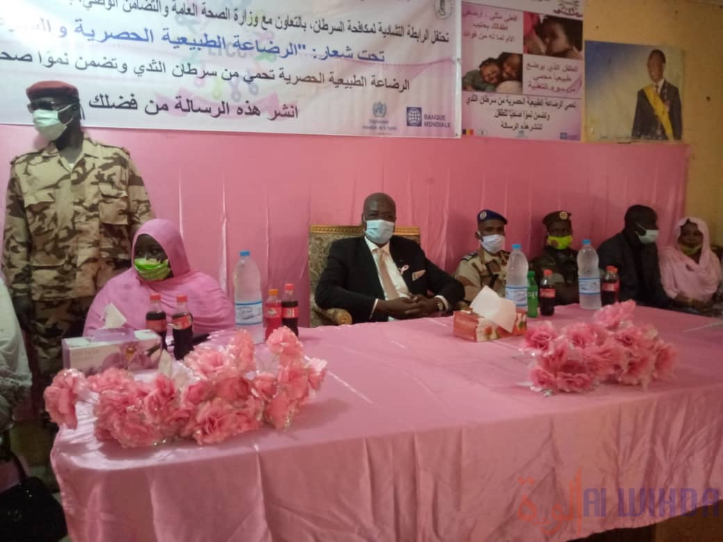 Tchad : Octobre rose, la campagne de lutte contre le cancer du sein lancée au Batha. © Hassan Djidda Hassan/Alwihda Info