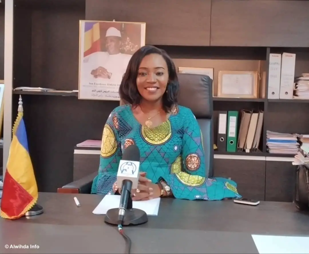 La ministre de la Femme et de la Protection de la petite enfance, Amina Priscille Longoh. © Malick Mahamat/Alwihda Info