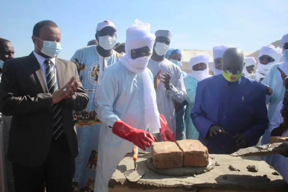 Tchad : pose de la première pierre de construction d'un centre multimédia à Pala