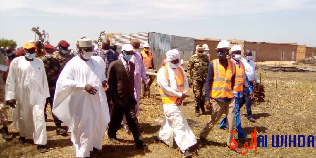 Tchad : les travaux redémarrent pour la future Université de Pala. © Foka Mapagne/Alwihda Info