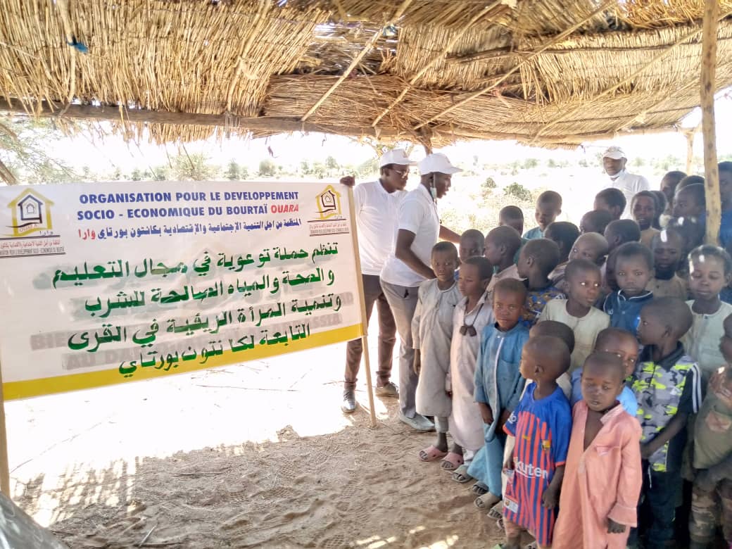 Tchad : Dans le département de Ouara, une ONG sensibilise sur l’importance de l’éducation 