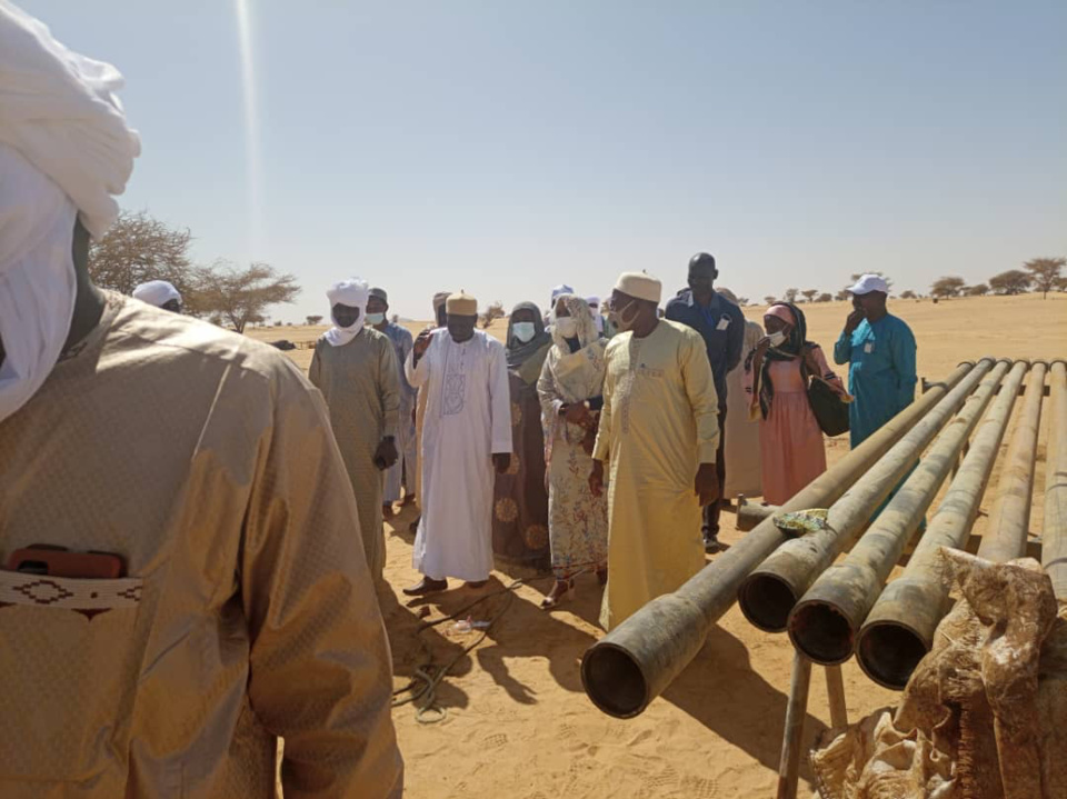 Tchad : la ministre de l'Hydraulique urbaine et rurale visite les travaux du projet PAEPA à Fada