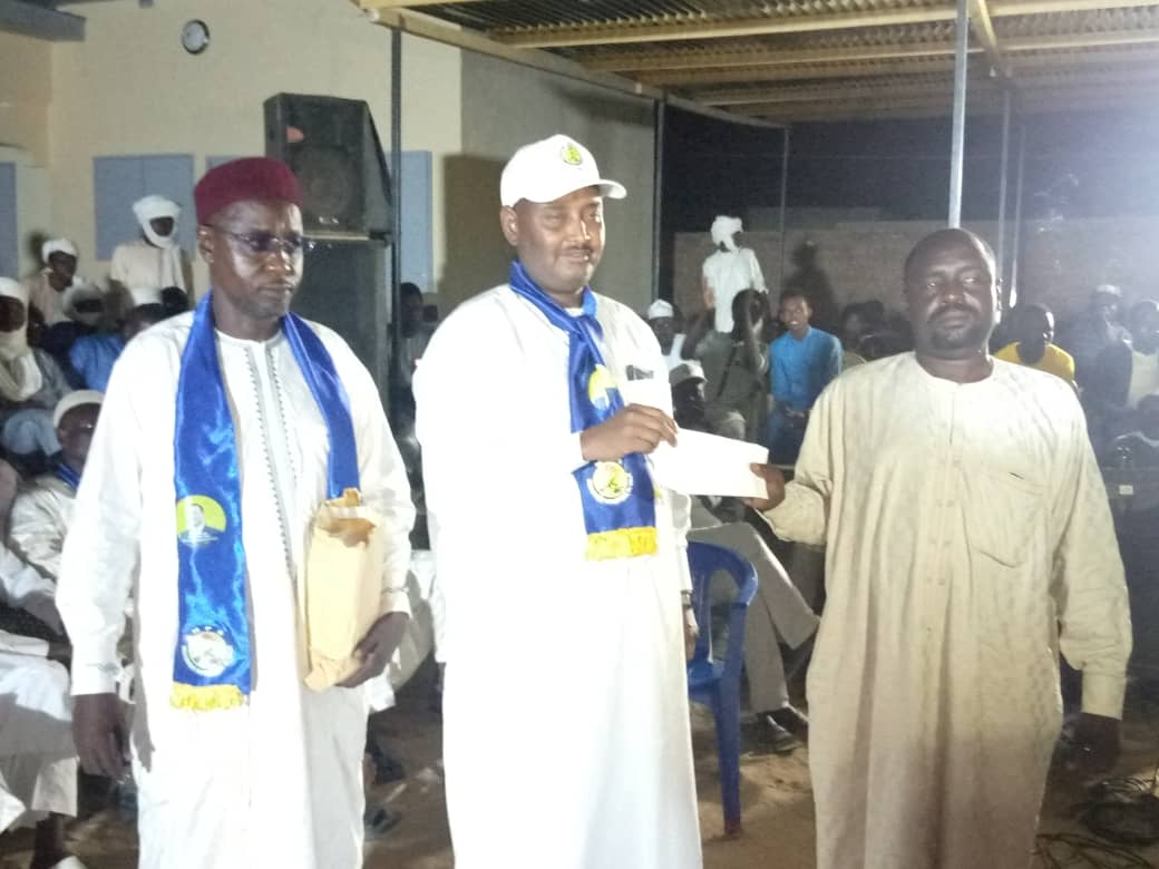 Tchad : une enveloppe remise aux bureaux de soutien du MPS à Abéché