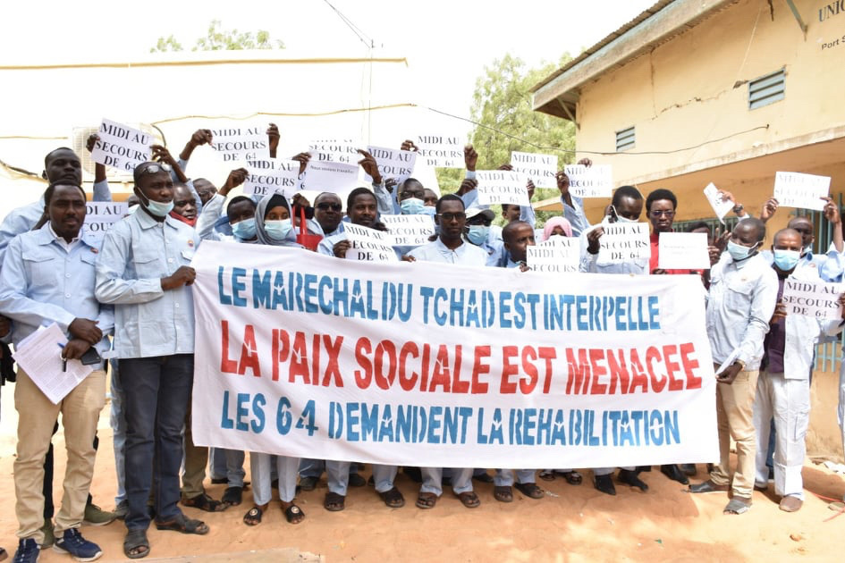 Tchad : 64 ex-agents licenciés de la SRN demandent l'intervention du président