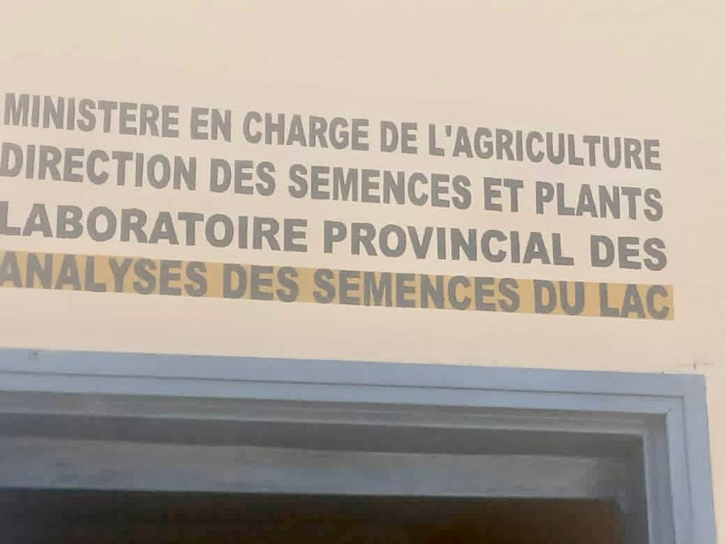 Tchad : le laboratoire des analyses des semences de Bol inauguré