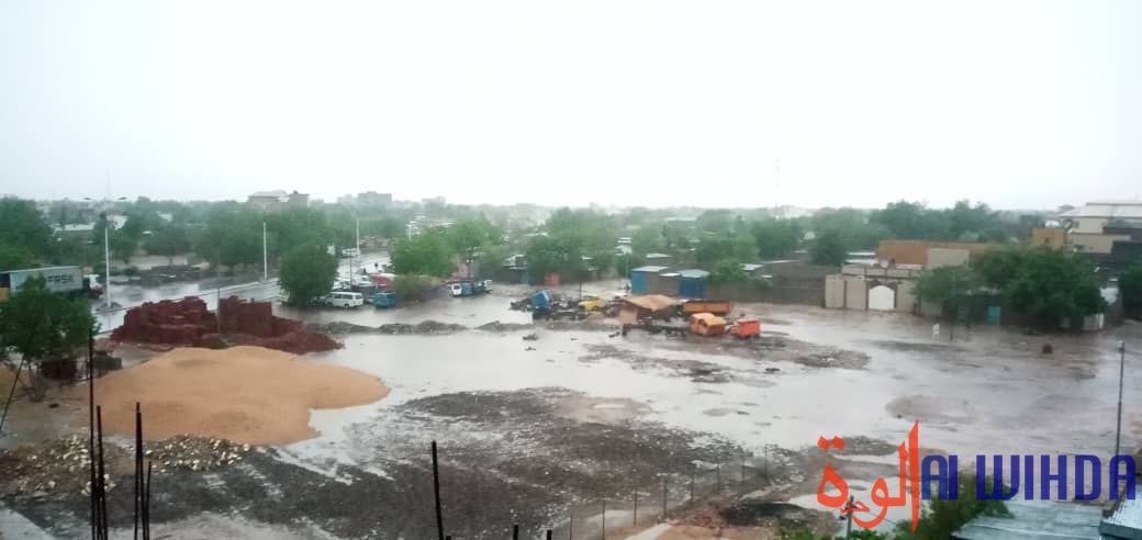 Tchad : première grosse pluie et vent violent à N'Djamena