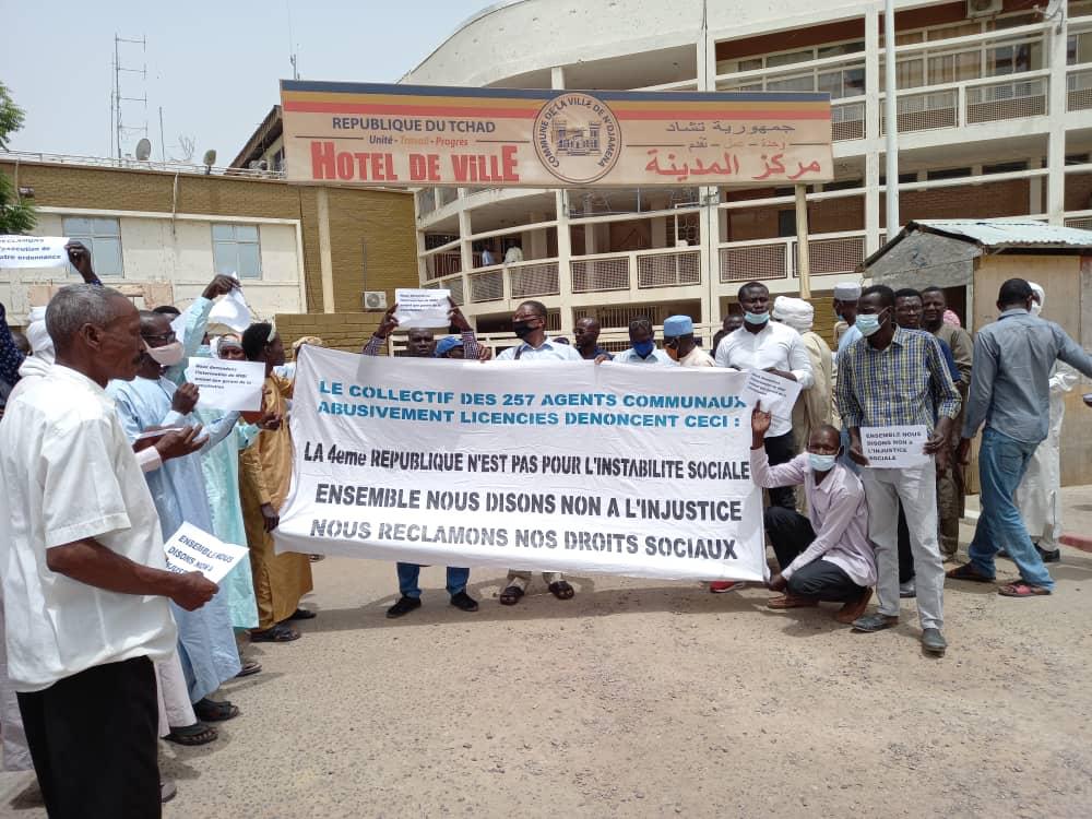 Tchad : les 257 ex-agents de la mairie de N'Djamena exigent leur réhabilitation et leurs droits