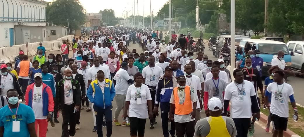 Tchad : la 3ème édition de la marche sportive de la Team Mercato a eu lieu à Ndjamena