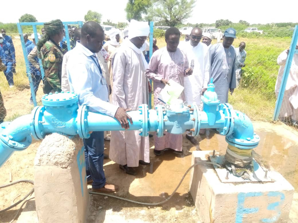 Tchad : le ministre de l'Hydraulique a inspecté la station de Biteha 1