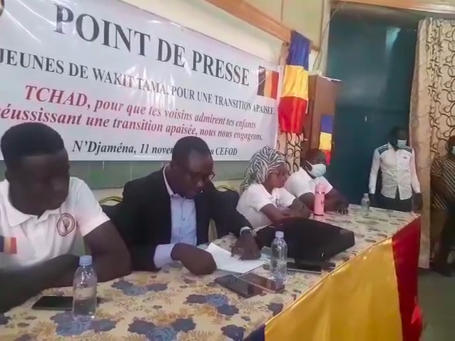 Tchad : des "jeunes de Wakit Tamma" décident de soutenir le CMT