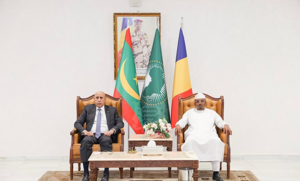 Tchad : escale du président mauritanien. © PR