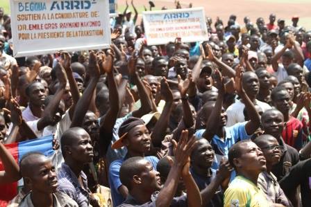 5000 jeunes réunis au stade pour demander l'élection de Nakombo à la Présidence