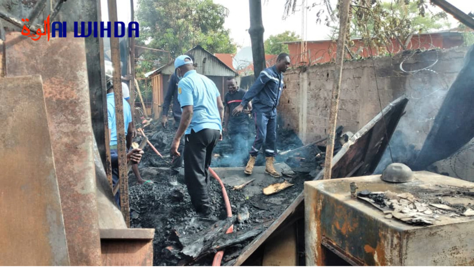 Tchad : un restaurant ravagé par un incendie près de l’aéroport de N’Djamena