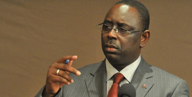 Le Président Macky Sall. Crédit photo : Sources