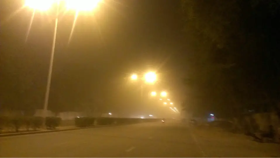 Tchad : Un épais brouillard recouvre N'Djamena 