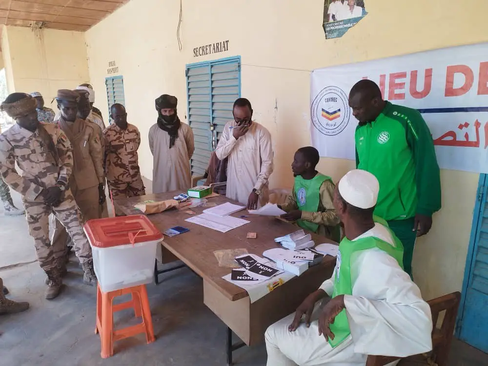 Tchad : Les éléments des Forces de défense et de sécurité  et les nomades de Batha votent ce 16 décembre 2023,  et de choisir entre le  "OUI" et le " NON" Pour la proposition de forme de l'État.