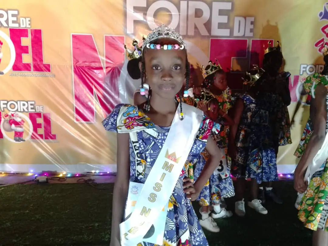 Tchad : Allatessem Tryphène Maskette couronnée Miss Noël 2023 lors de la 4ème édition de la Foire de Noël