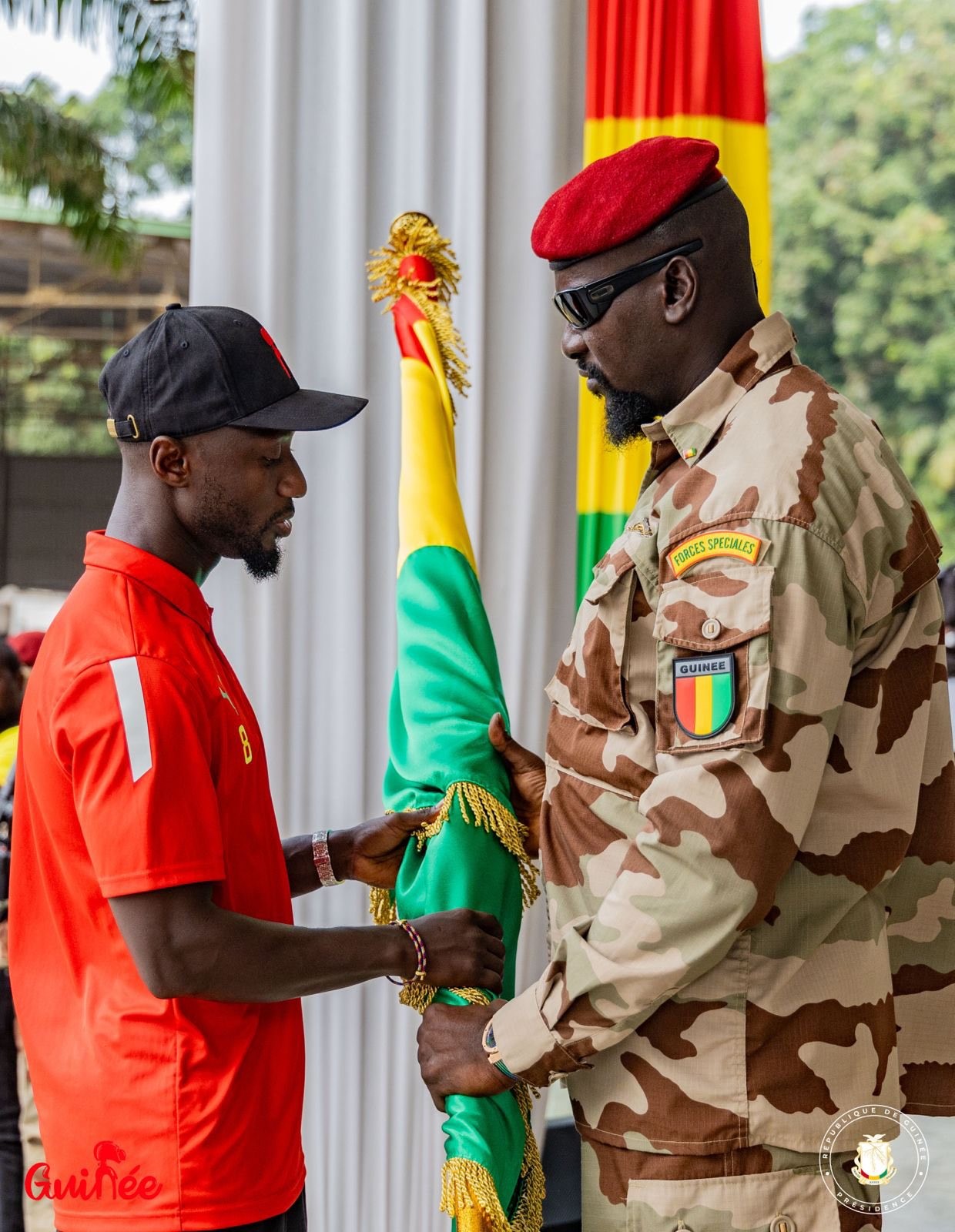 CAN 2023 – Président Doumbouya : Les Sylis « n'ont pas ramené la Coupe, mais ils nous ont apporté l'honneur et le drapeau national »