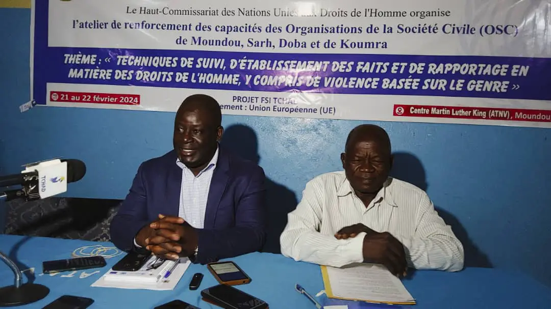 Tchad : le HCNUDH renforce les capacités des acteurs de la société civile à Moundou