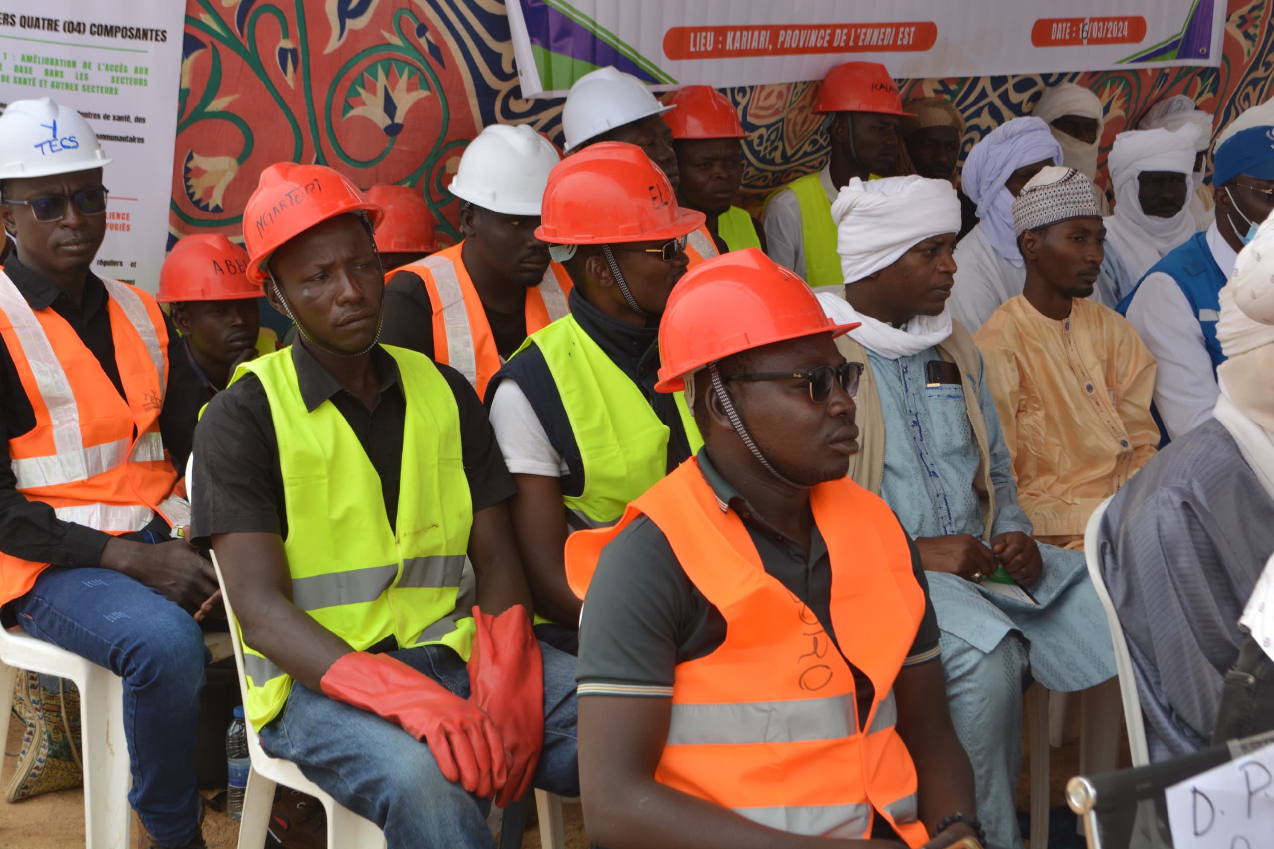 Tchad : Le PARCA pose la première pierre de construction de 2 centres de santé et de 3 écoles à Kariari
