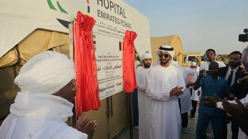 Tchad : Inauguration  à Abéché de l’hôpital mobile, don des Emirats Arabes Unis