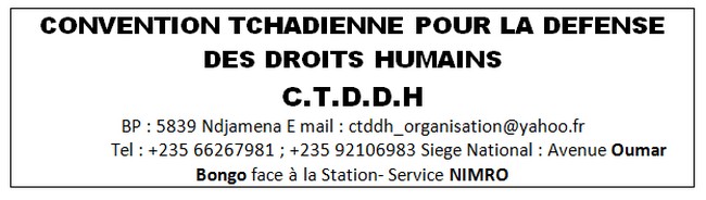 Tchad : La CTDDH dénonce la tentative de musellement de la presse