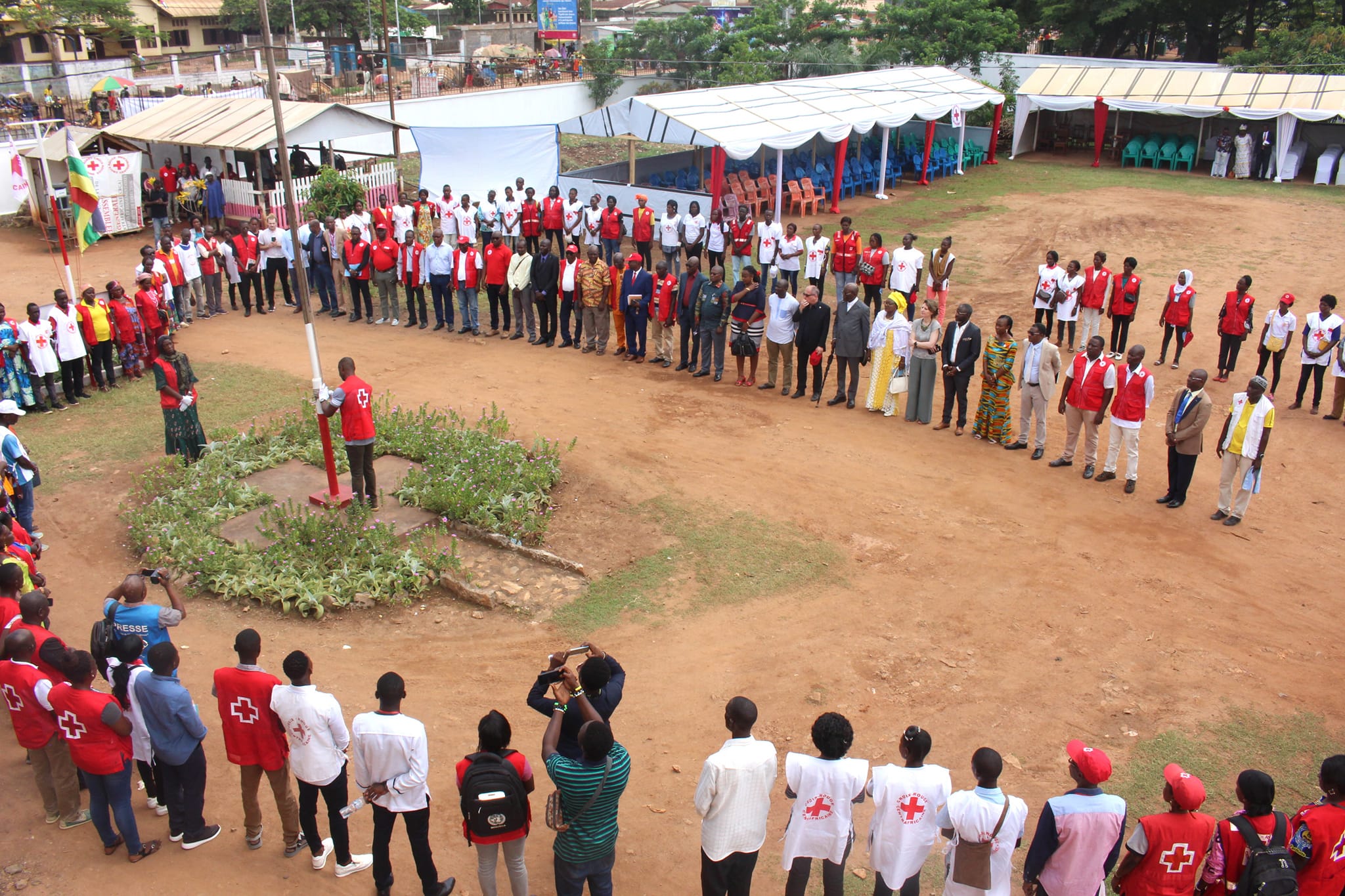 RCA : La Croix-Rouge Centrafricaine célèbre la Journée Mondiale du Mouvement avec brio !