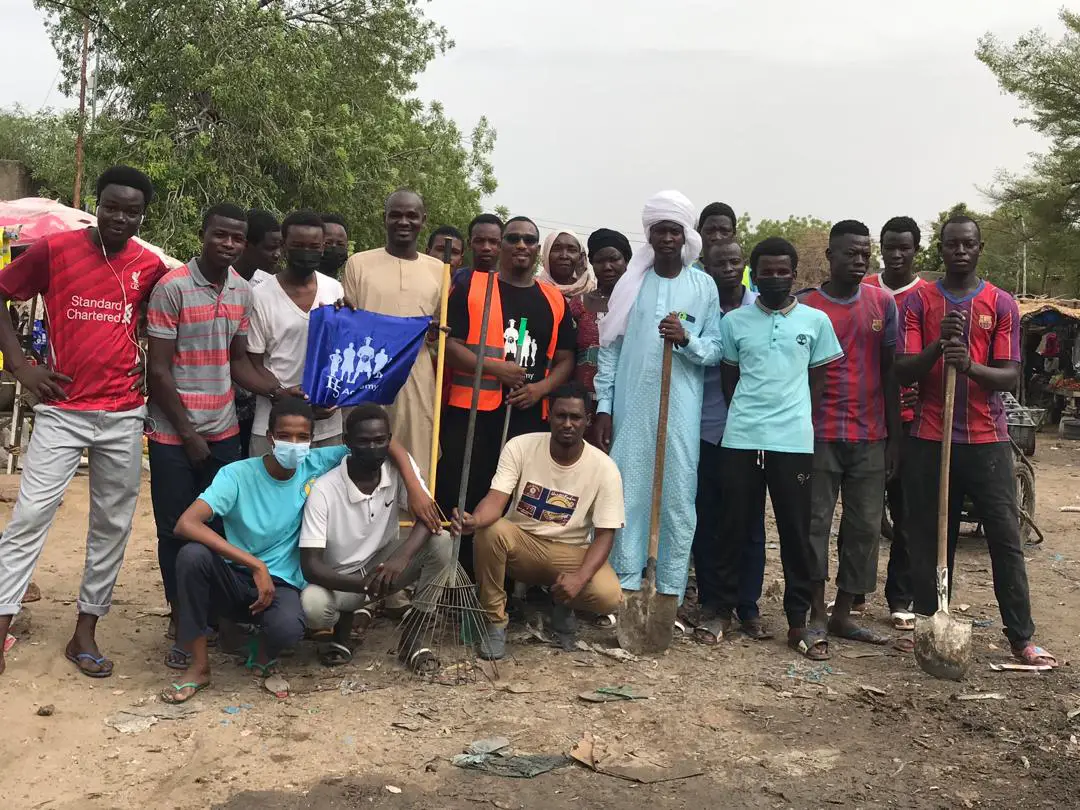 Tchad : H5 Academy organise une journée d'assainissement au marché Balama-Tom de N'djari