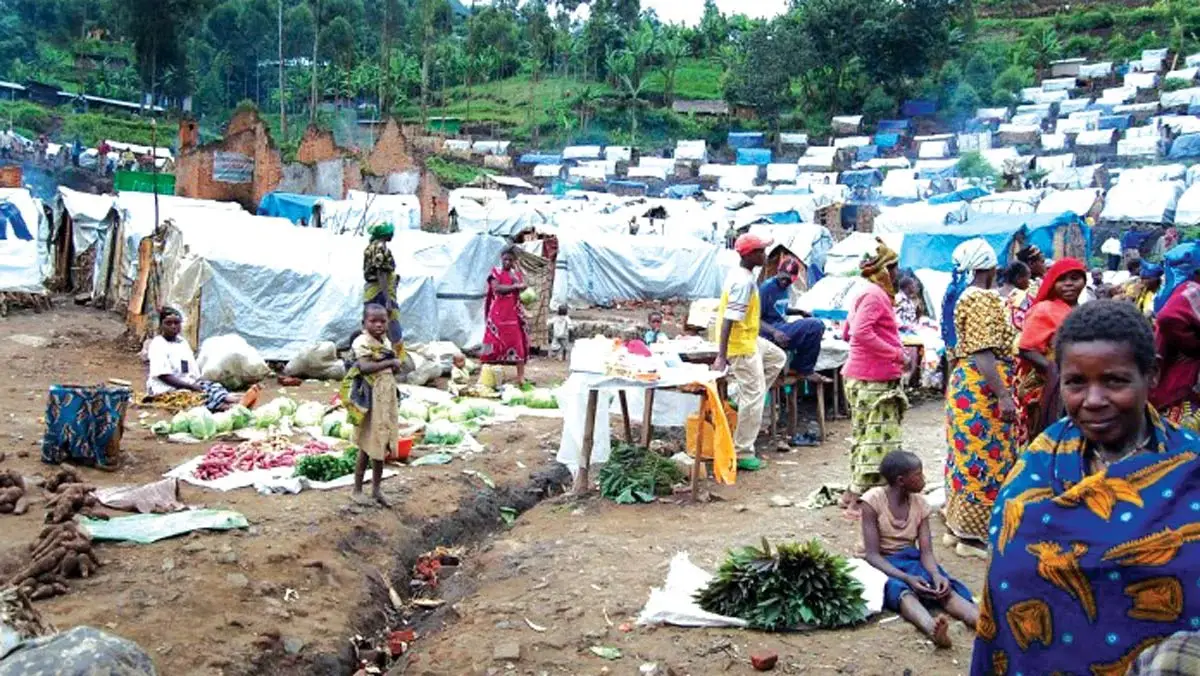 Cabanes utilisées comme camps de personnes déplacées dans l’État de Zamfara. Photo : dailypost.ng