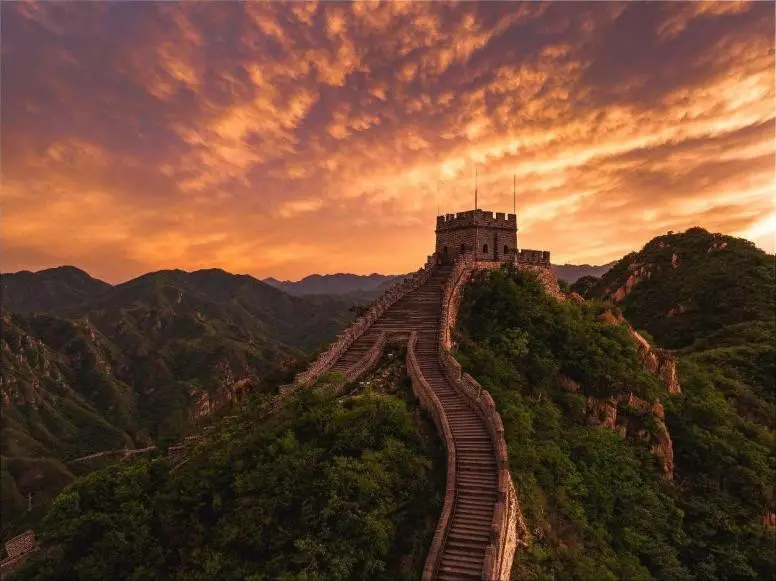 Photo shows the Juyongguan Great Wall in Changping district, Beijing. (Photo by Yang Dong/People's Daily Online)
