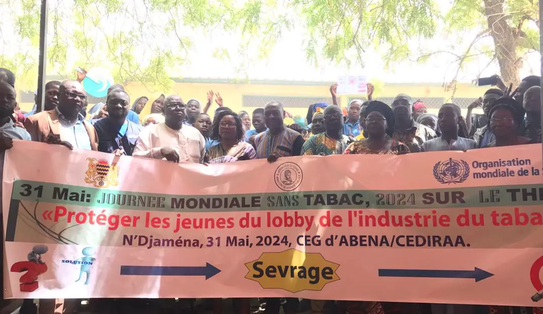 Tchad : une journée de sensibilisation contre le tabac au CEG d'Abena