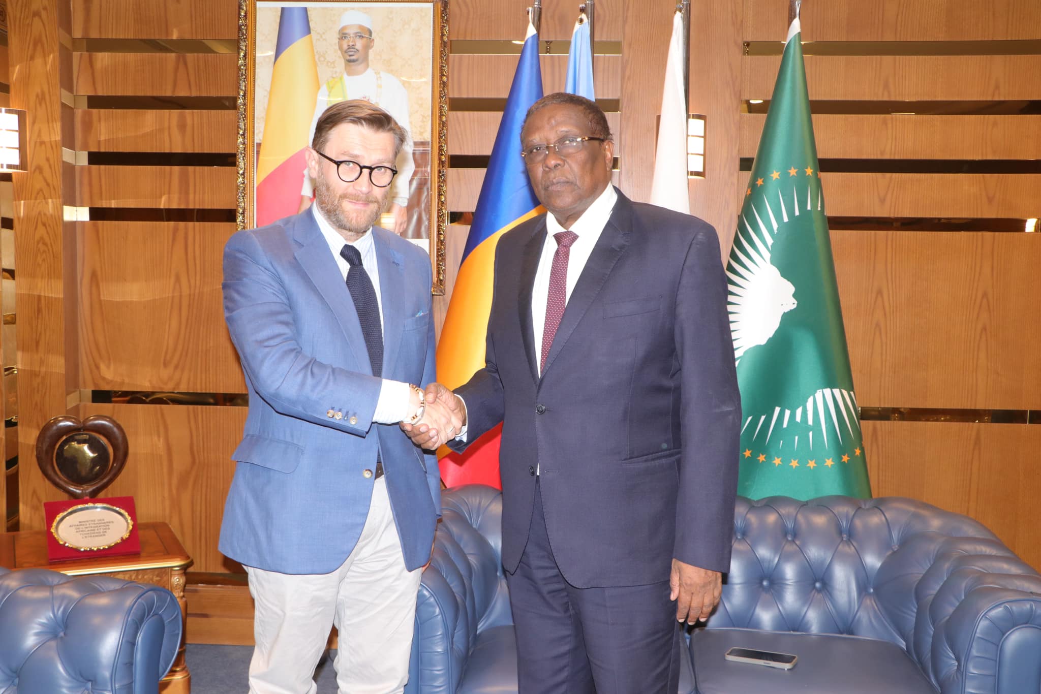 Tchad-Hongrie : le représentant spécial pour le Sahel de la Hongrie reçu par le chef de la diplomatie tchadienne
