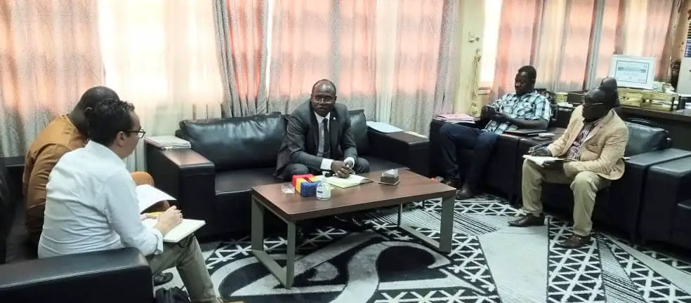 Tchad : Le nouveau délégué du CICR rencontre le secrétaire général du ministère de la santé publique