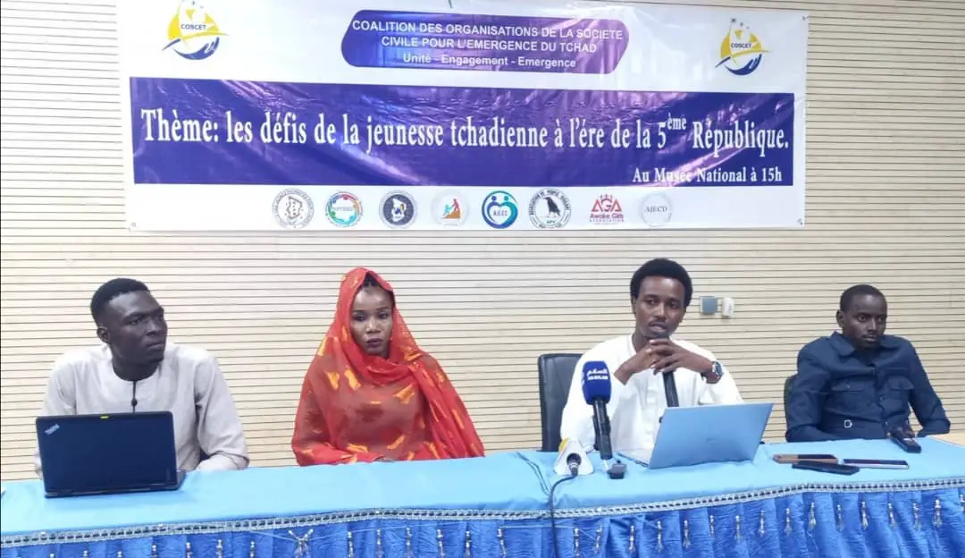 Tchad : Conférence de Presse sur les défis de la Jeunesse Tchadienne sous la 5ème République