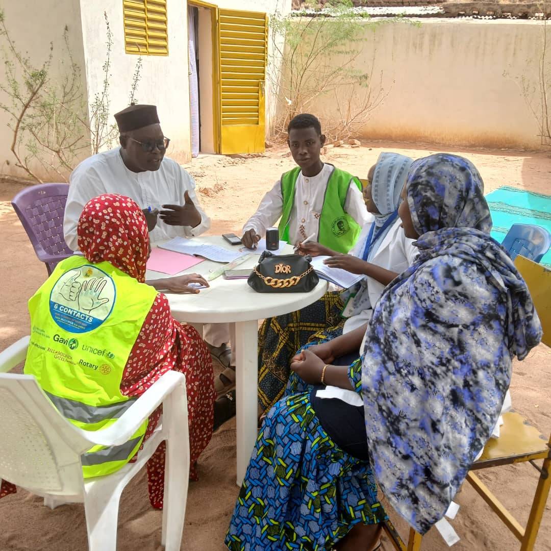 Tchad : ALCODREP et les responsables sanitaires de Mongo sensibilisent sur le calendrier vaccinal