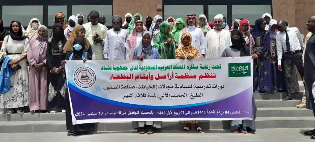 L'ONG Veuves et Orphelins de Batha et l'Ambassade d'Arabie Saoudite au Tchad s'engagent à autonomiser les femmes vulnérables à travers la formation aux petits métiers