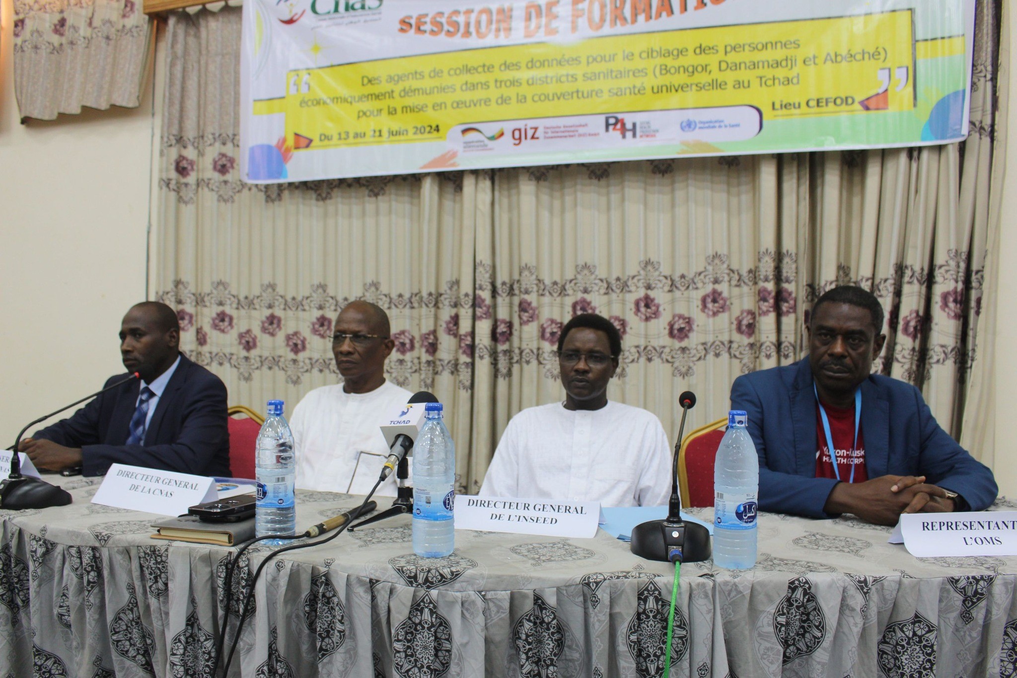 Couverture Santé Universelle au Tchad : Formation des agents de collecte de données pour le ciblage des personnes économiquement démunies