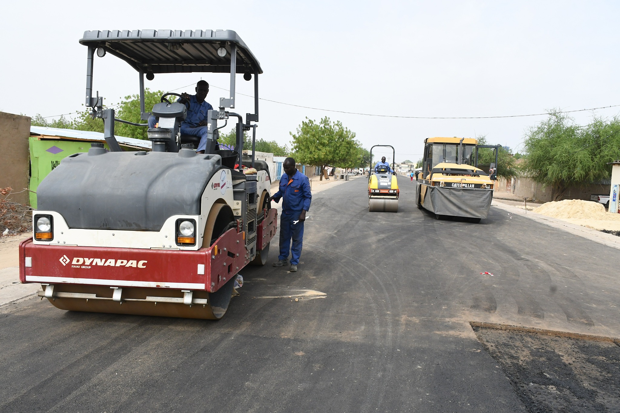 Tchad: Bitumage de la Rue Réliant Patte d'Oie à Farcha en cours