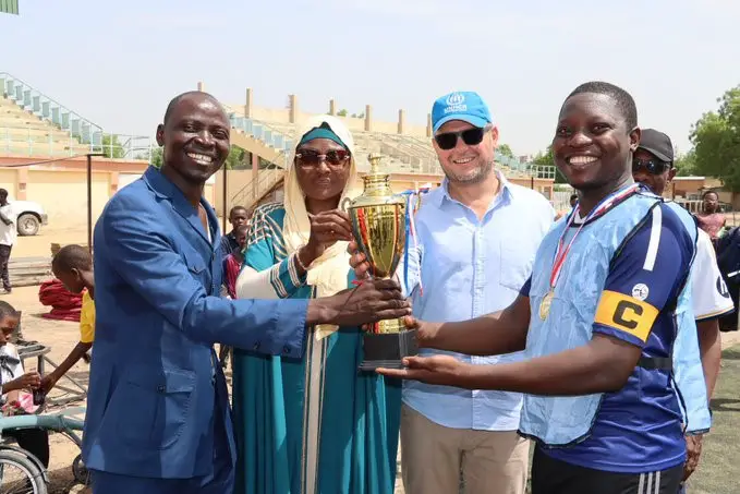 Tchad – Un match de football pour la solidarité et l'inclusion : Réfugiés et Tchadiens unis dans la Journée Mondiale du Réfugié 2024