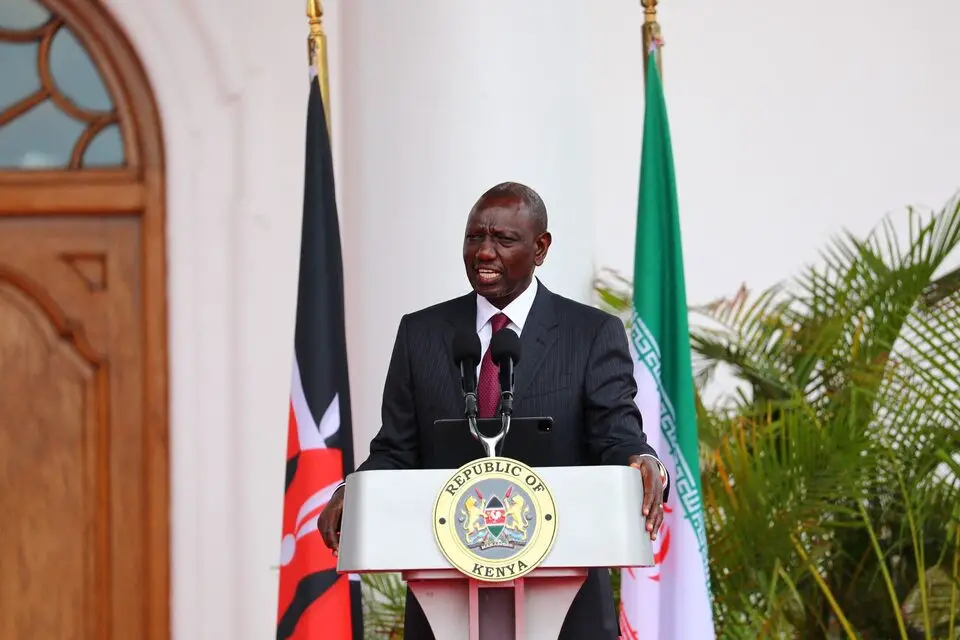 Le président kenyan William Ruto l'année dernière à la State House à Nairobi, Kenya, le 12 juillet 2023. Photo : REUTERS.