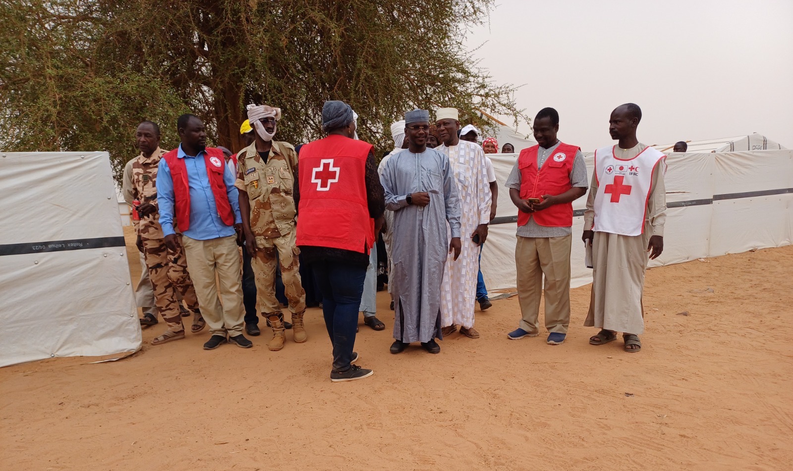 Tchad : la Croix-Rouge inaugure un point des services humanitaires à Adré