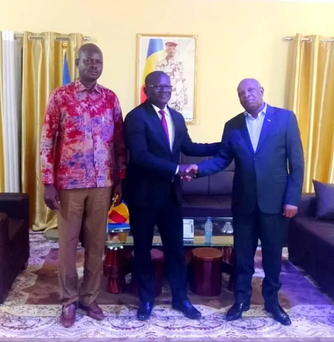 Tchad : L'ambassadeur de l'Afrique du Sud reçu par le président de la CNDH