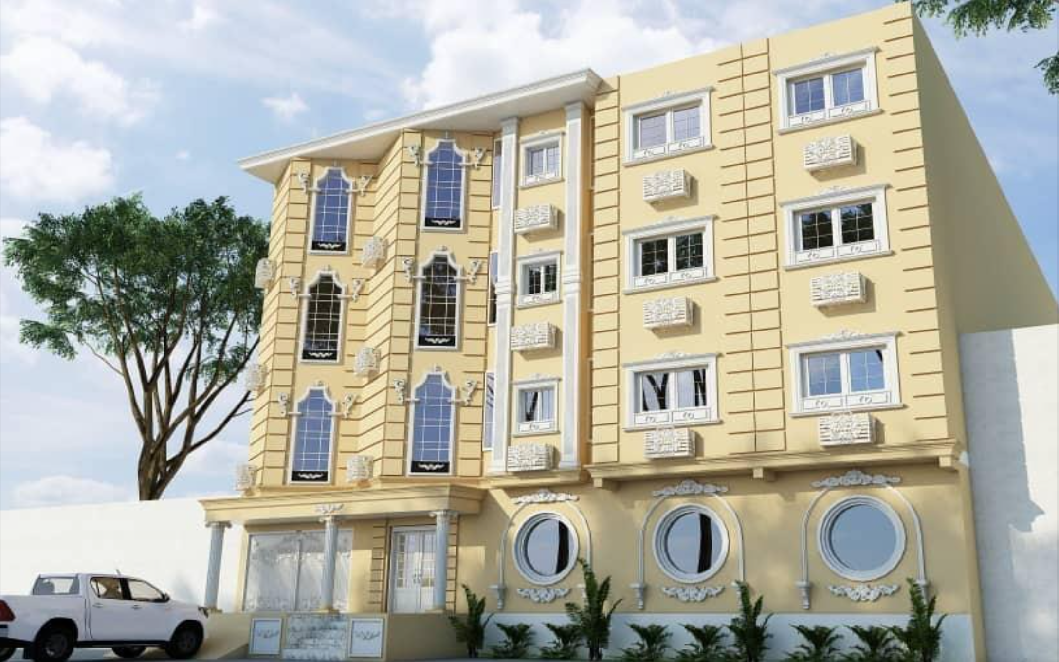 N'Djamena - Annonce : immeuble de 440m2 à vendre à Djambal Bahr (Avenue Fathi Douga)