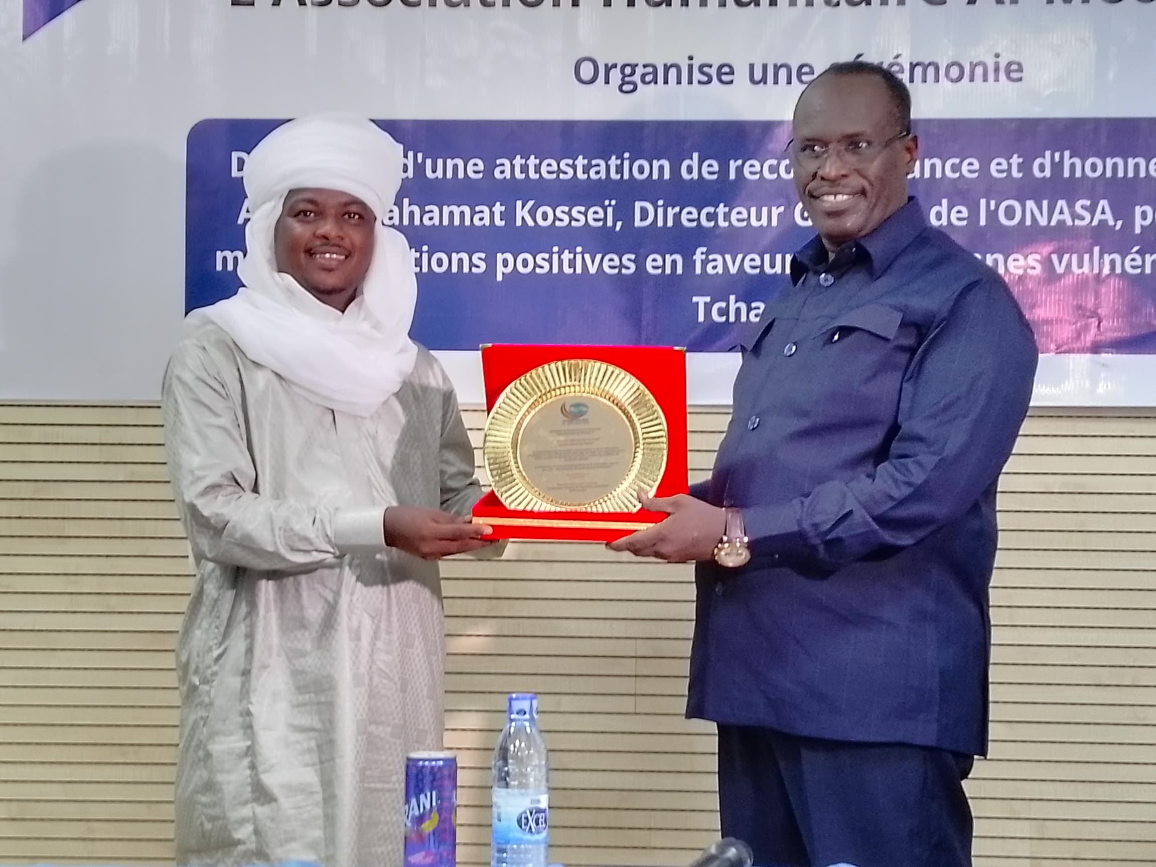 Tchad : remise d'une attestation de reconnaissance et d'honneur par Al-Moussa'ada
