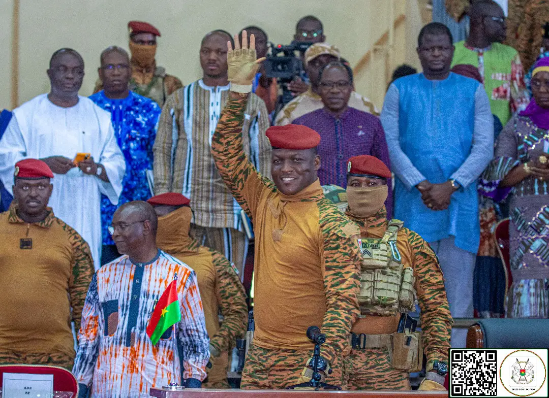 Burkina Faso : le capitaine Traoré décline sa vision face aux forces vives de la nation