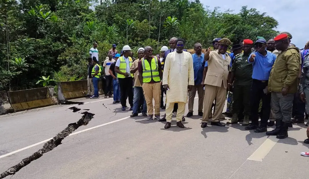 Cameroun : effondrement de la route Bonepoupa-Yabassi, la circulation paralysée