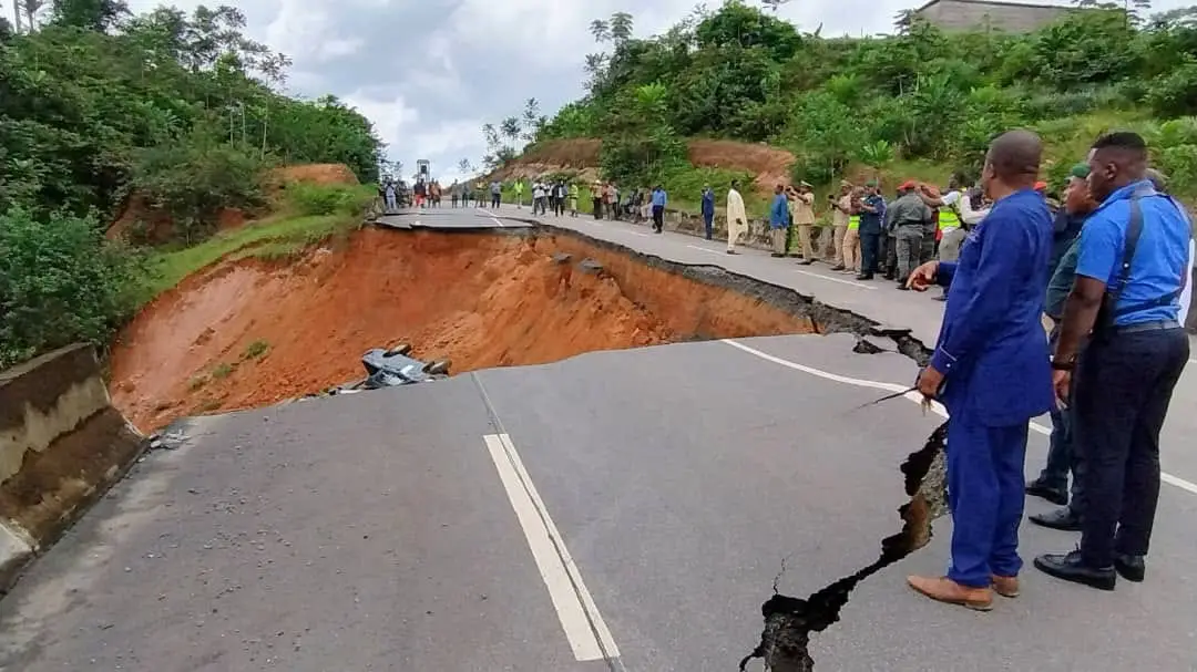 Cameroun : effondrement de la route Bonepoupa-Yabassi, la circulation paralysée