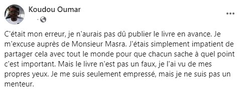 Tchad - Fuite du livre de Masra : Les Transformateurs crient au faux, l’auteur réagit