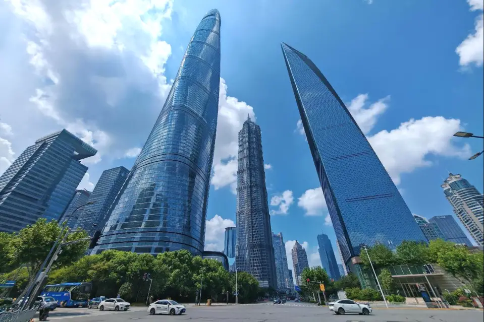 Photo shows Lujiazui Financial City in east China's Shanghai. (Photo by Wang Gang/People's Daily Online)